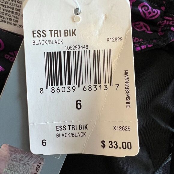 Adidas Performance Reversible Swim Bottoms Size 6  NWT! - Picture 13 of 13